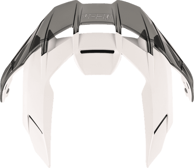ICON 0133-1696 Ultraflite™ Spoiler - Matte White/Dark Smoke