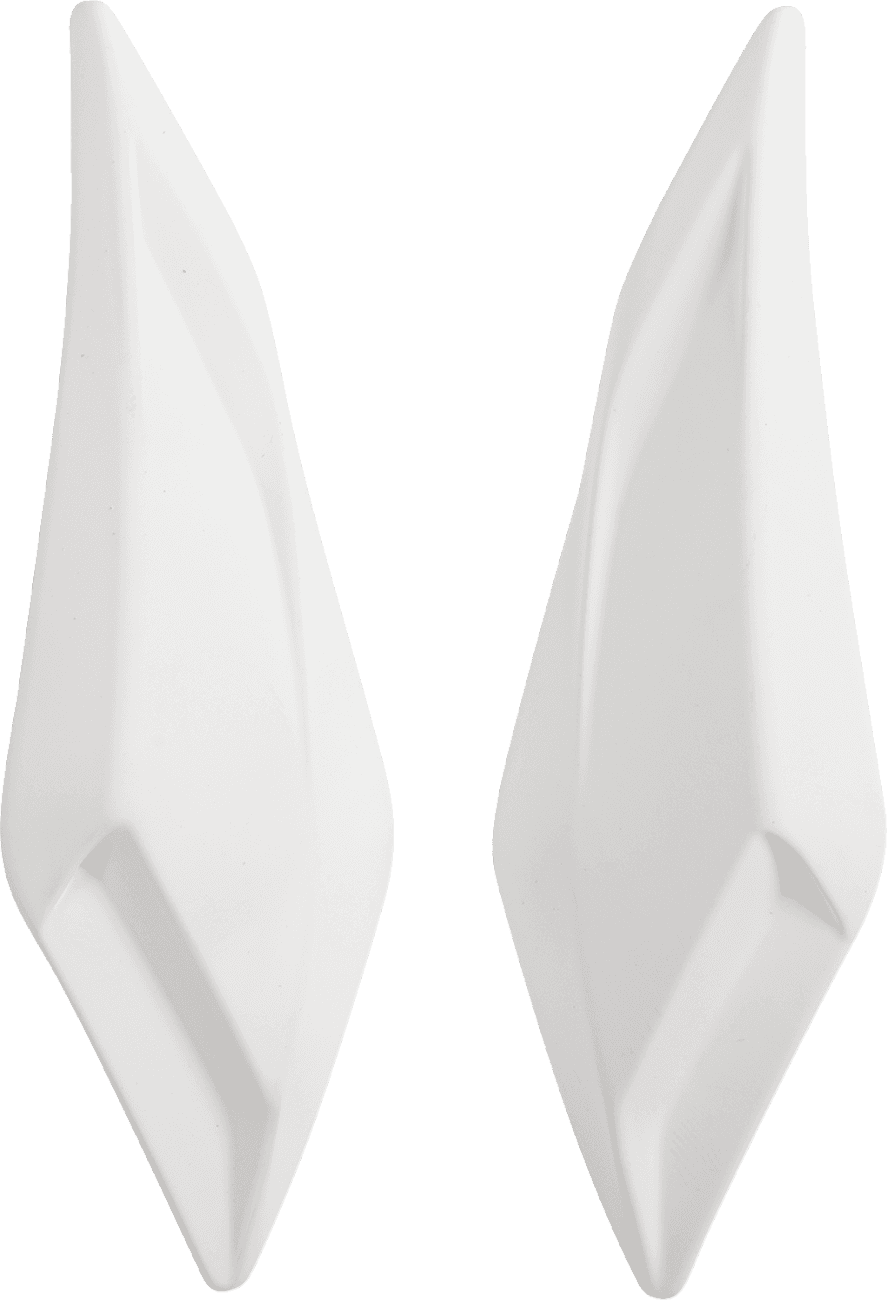 ICON 0133-1706 Ultraflite™ Forehead Vents - Matte White