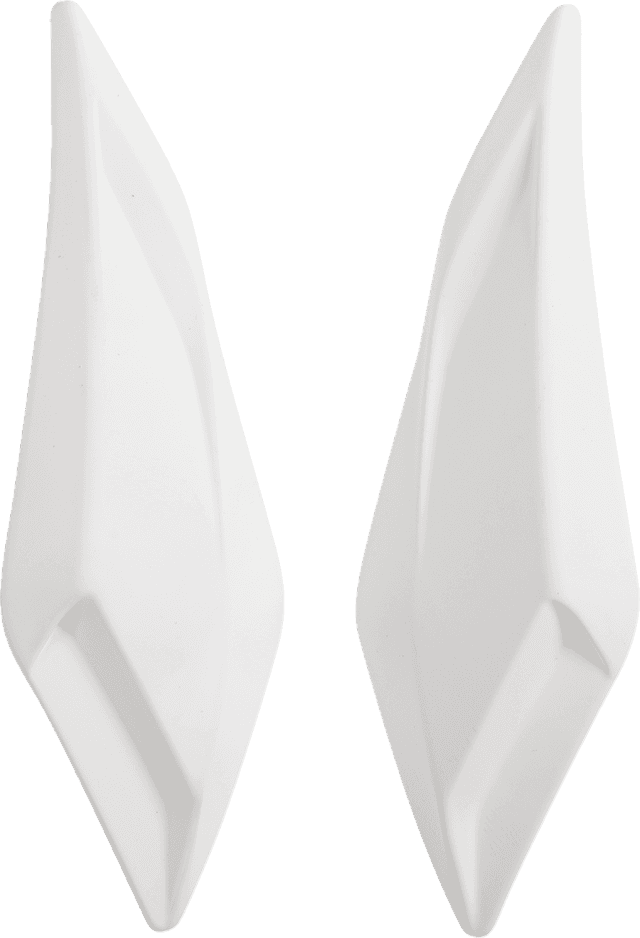 ICON 0133-1706 Ultraflite™ Forehead Vents - Matte White