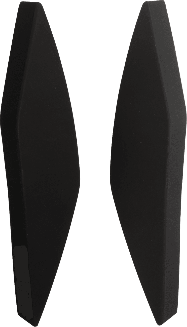 ICON 0133-1709 Ultraflite™ Side Covers - Rubatone Black