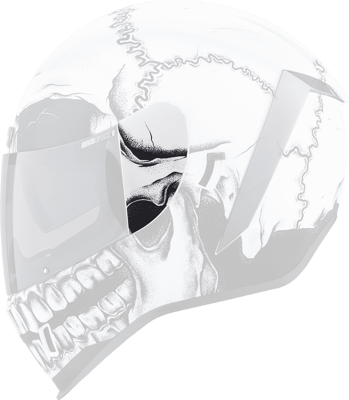 ICON 0133-1733 Airform™ Side Plates - Crestfallen - White