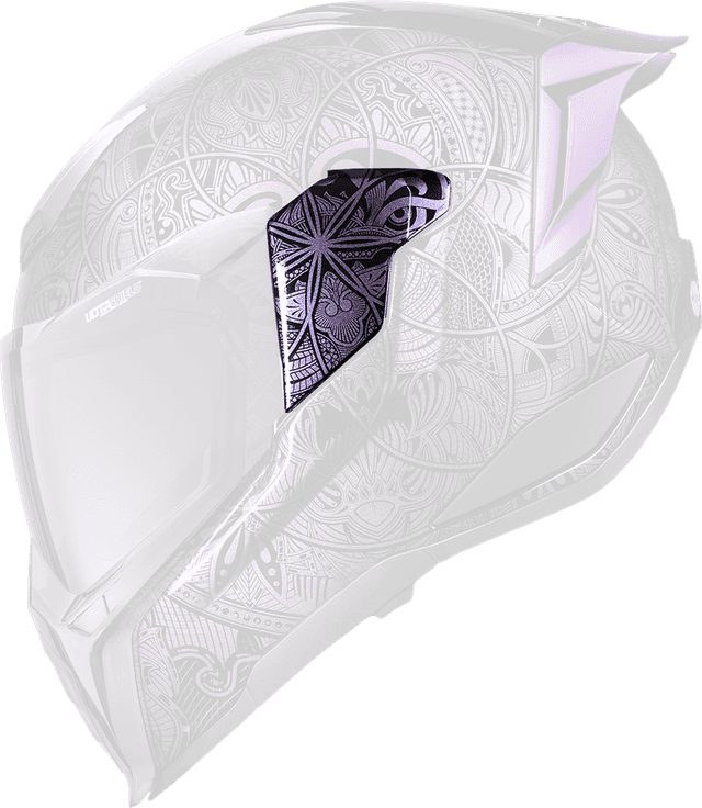ICON 0133-1734 Ultraflite™ Side Plates - Opal Mandala - Purple