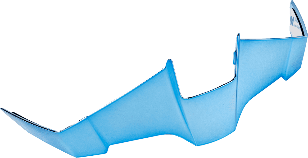 ICON 0133-1801 Threshold™ Rear Spoiler - Boatdrink Blue - XS/S