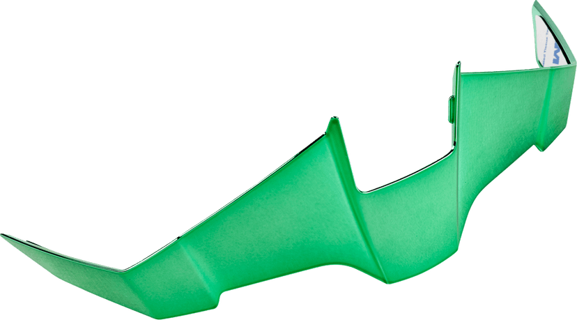 ICON 0133-1805 Threshold™ Rear Spoiler - Scarab Green - XS/S