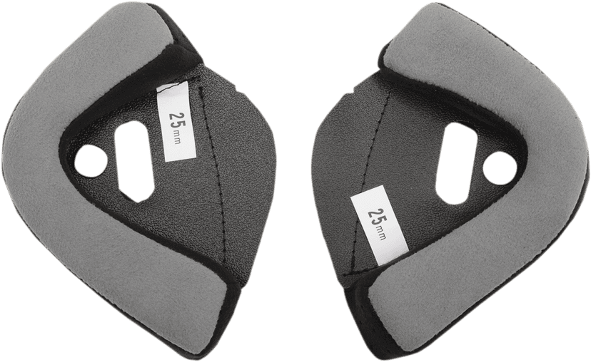BILTWELL 0134-2503 Bonanza Cheek Pads - 33 mm
