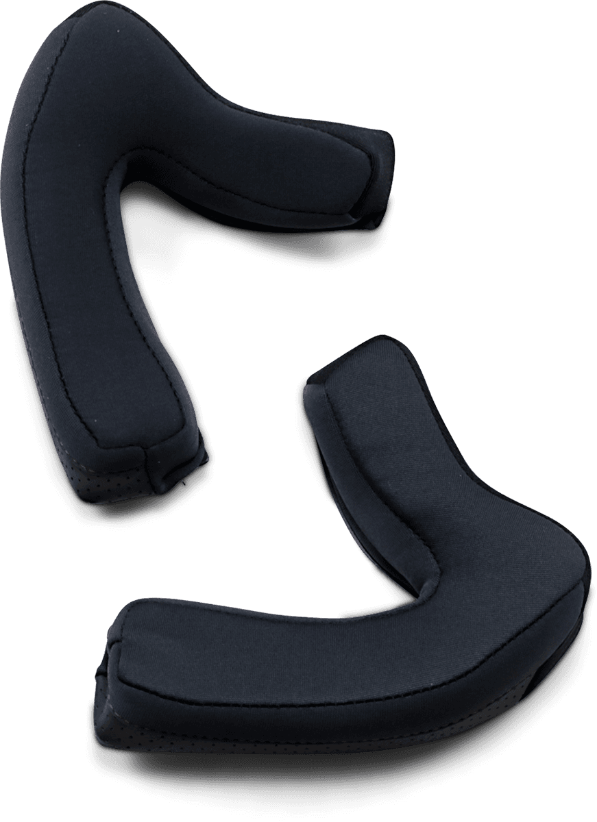 Z1R 0134-2610 Road Maxx Cheek Pads - Black - Medium