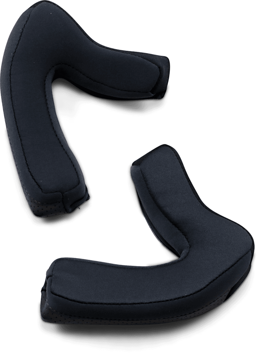 Z1R 0134-2610 Road Maxx Cheek Pads - Black - Medium