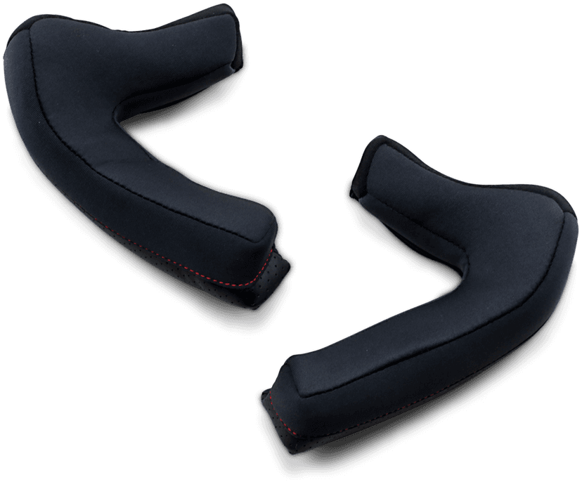 Z1R 0134-2611 Road Maxx Cheek Pads - Black - Large