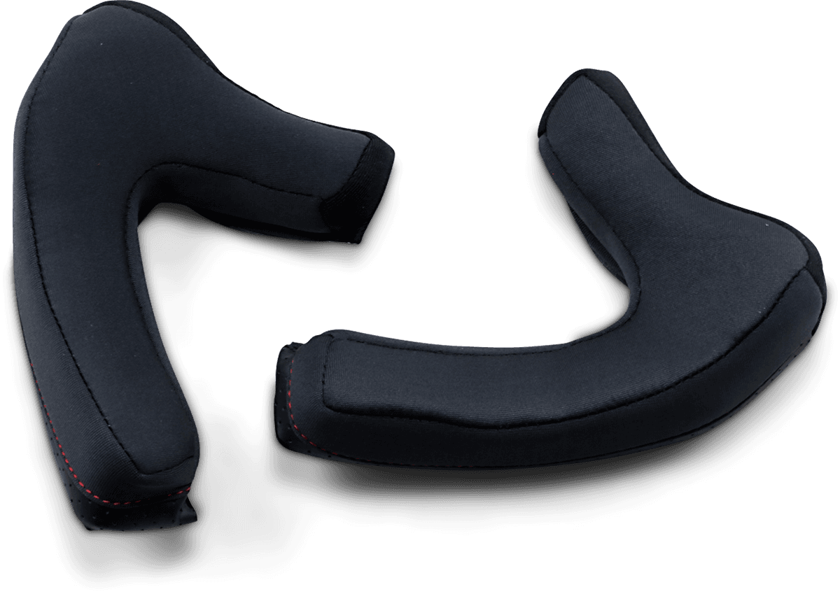 Z1R 0134-2612 Road Maxx Cheek Pads - Black - XL