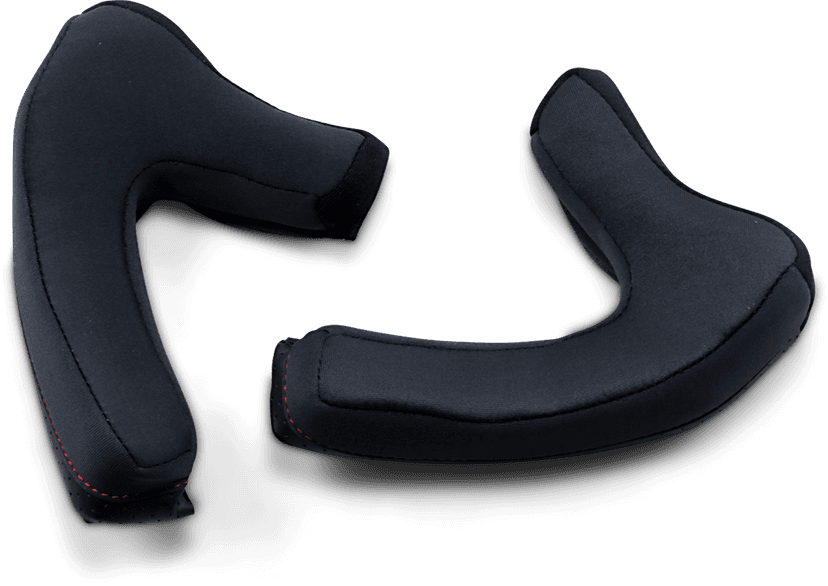 Z1R 0134-2612 Road Maxx Cheek Pads - Black - XL