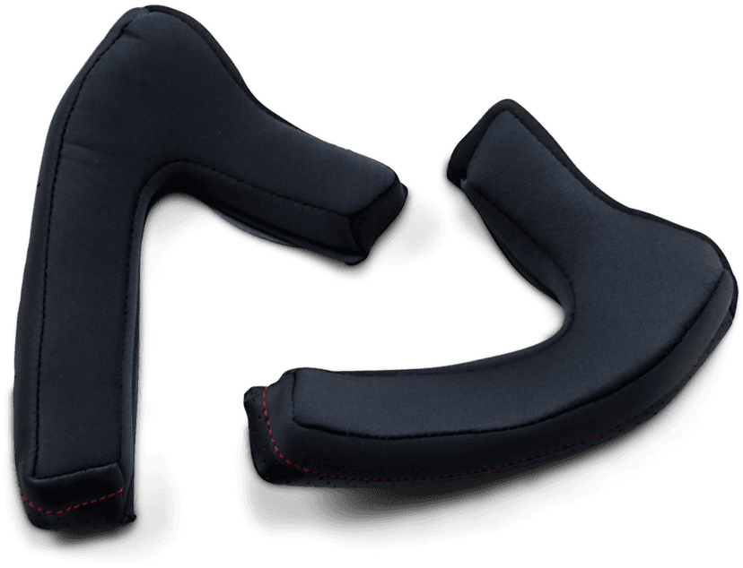 Z1R 0134-2613 Road Maxx Cheek Pads - Black - 2XL