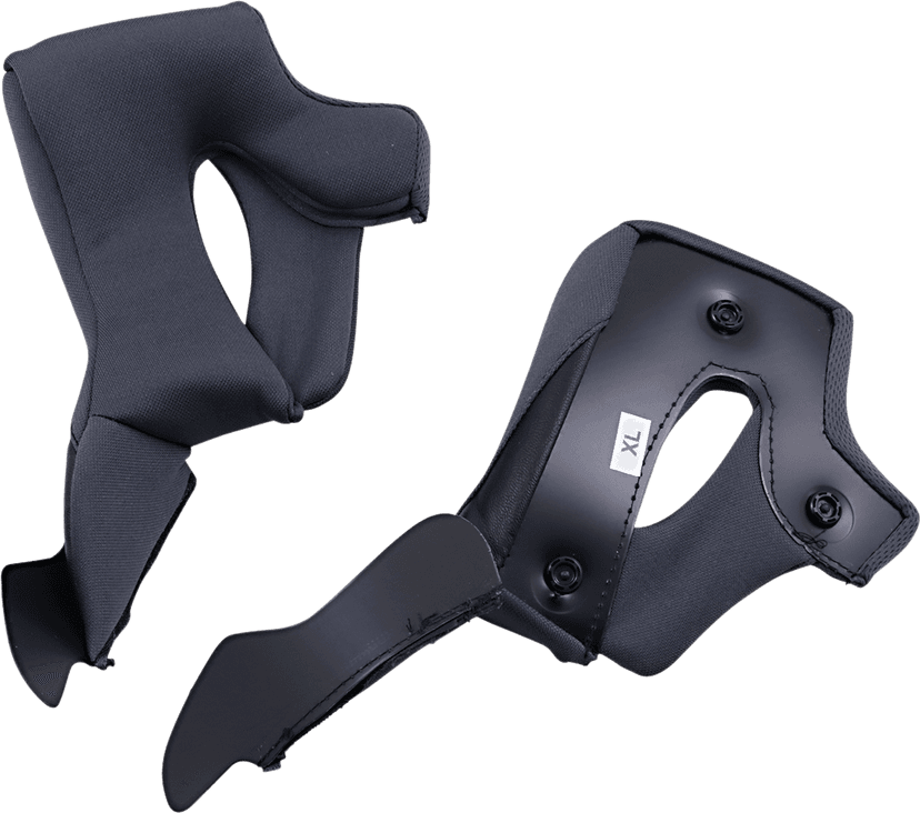 Z1R 0134-2687 Warrant Cheek Pads - Black - XL