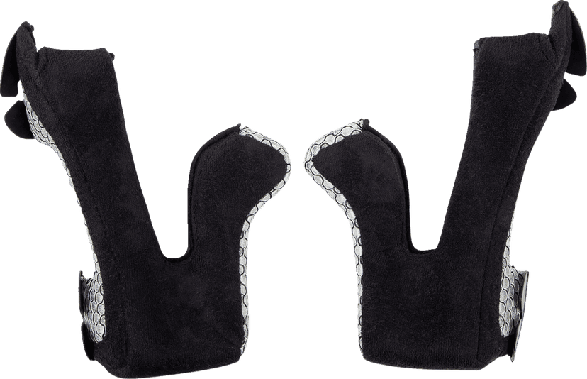 Z1R 0134-3056 Youth F.I. Cheek Pads - Black - 10 mm - Large
