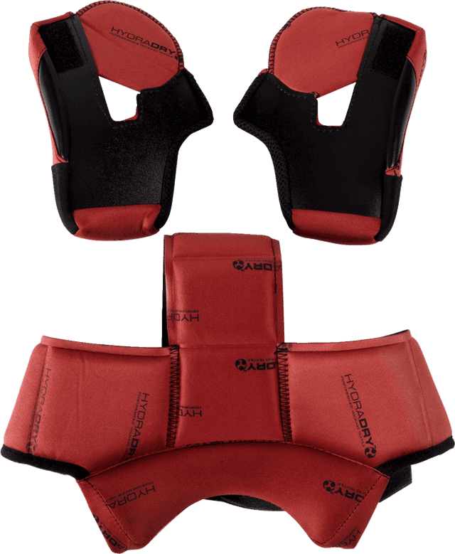 ICON 0134-3149 Domain™ Liner/Cheek Pads - Red - Medium — image 2 of 2