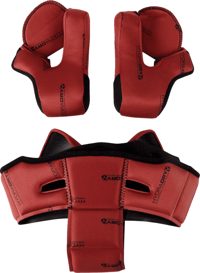 ICON 0134-3151 Domain™ Liner/Cheek Pads - Red - XL — image 1 of 2