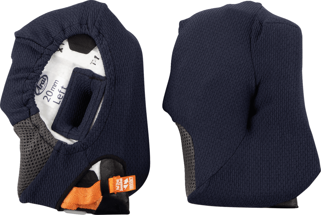 ARAI HELMETS 0134-3230 Corsair-X/Quantum-X/Signet-X Cheek Pads - 20 mm
