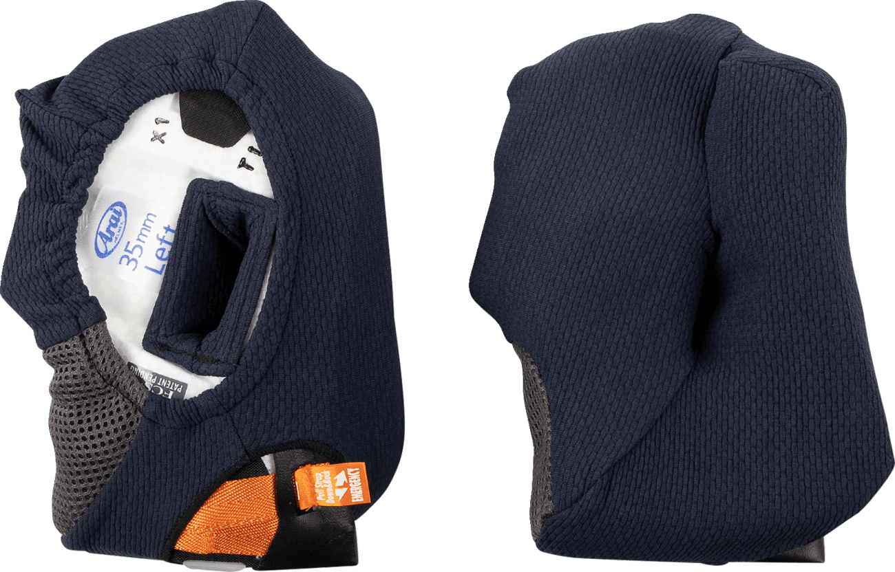 ARAI HELMETS 0134-3233 Corsair-X/Quantum-X/Signet-X Cheek Pads - 35 mm