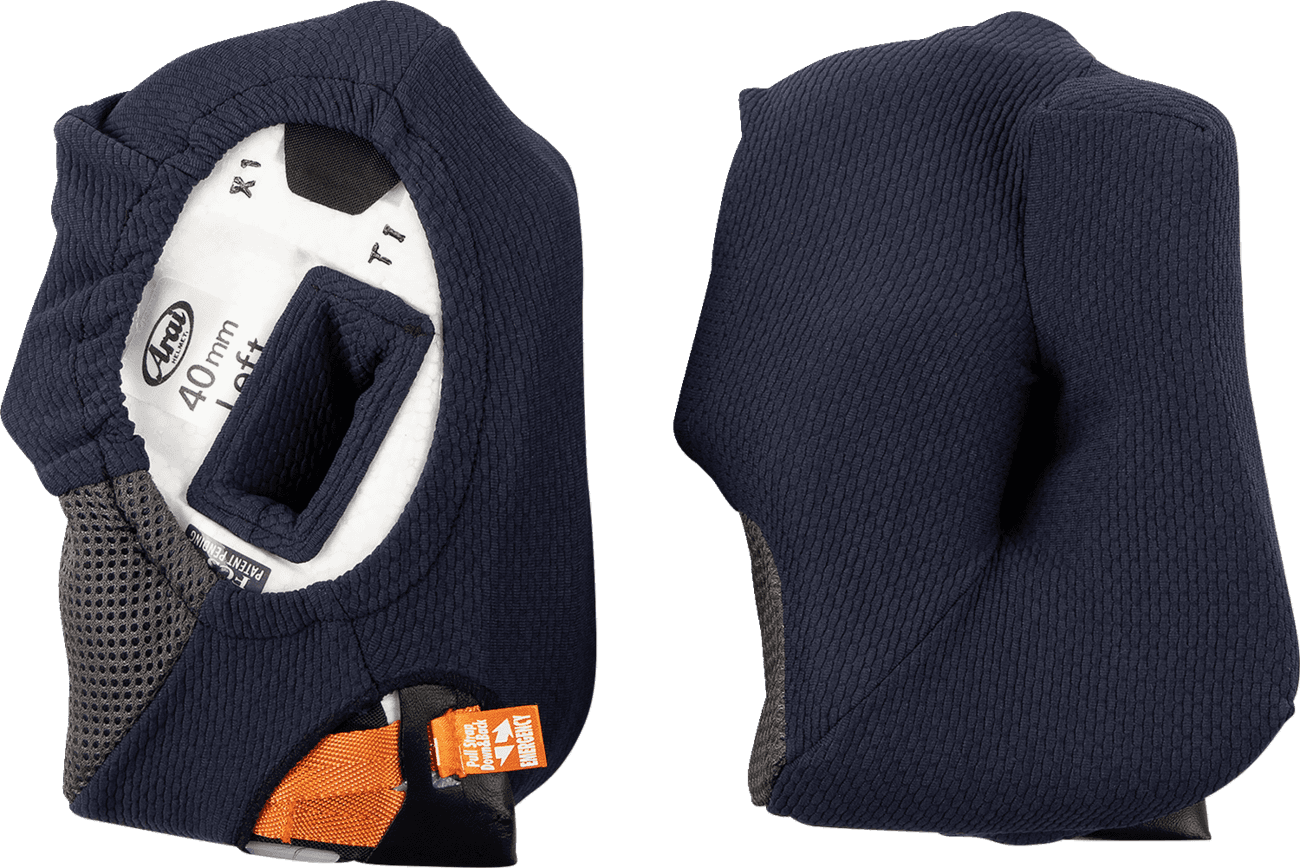 ARAI HELMETS 0134-3234 Corsair-X/Quantum-X/Signet-X Cheek Pads - 40 mm