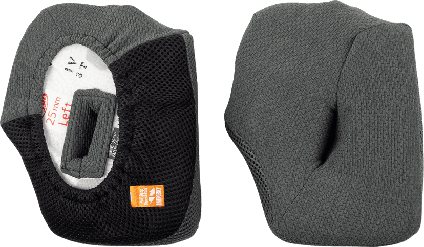 ARAI HELMETS 0134-3272 VX-Pro4 Cheek Pads - Gray - 25 mm