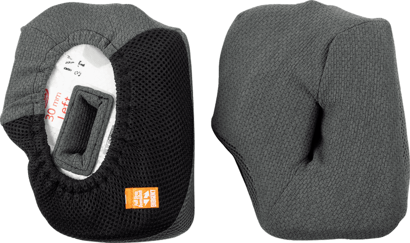 ARAI HELMETS 0134-3273 VX-Pro4 Cheek Pads - Gray - 30 mm