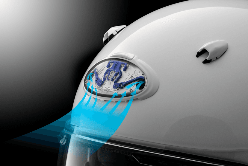ARAI HELMETS 0134-3436 XGF Duct - Front Intake - Diamond White — image 3 of 3