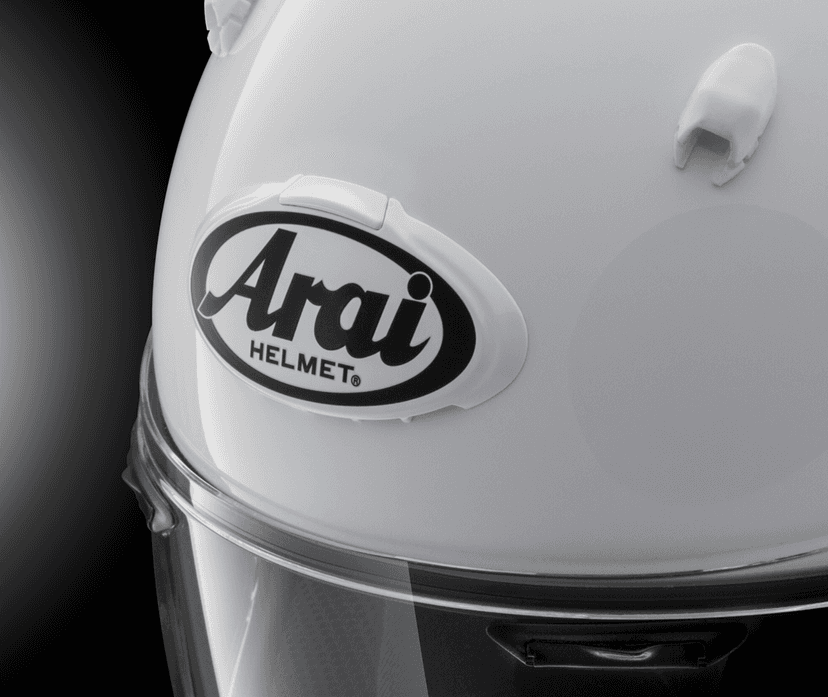 ARAI HELMETS 0134-3454 3D Arai Logo Duct - White/Gray