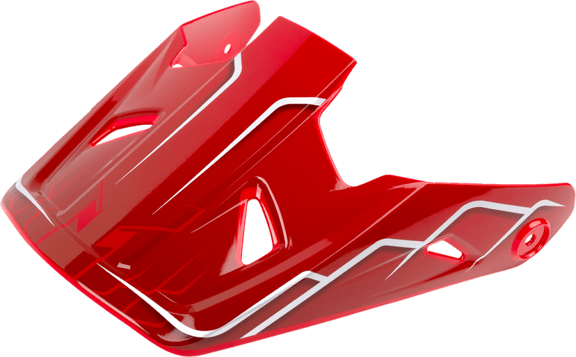 Z1R 0134-3731 Rise 2.0 Visor - Red/Silver — image 1 of 2