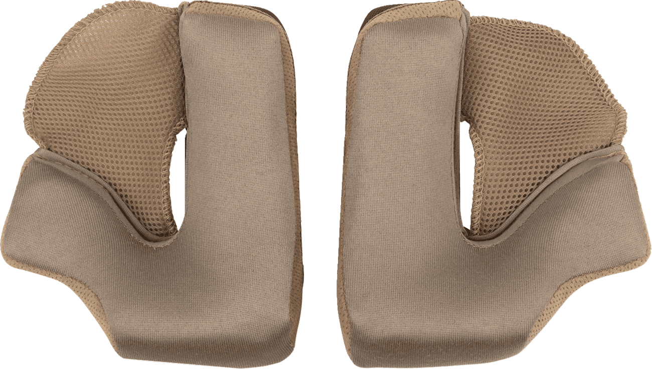 ICON 0134-3766 Elsinore™ Cheek Pads - Brown - Medium