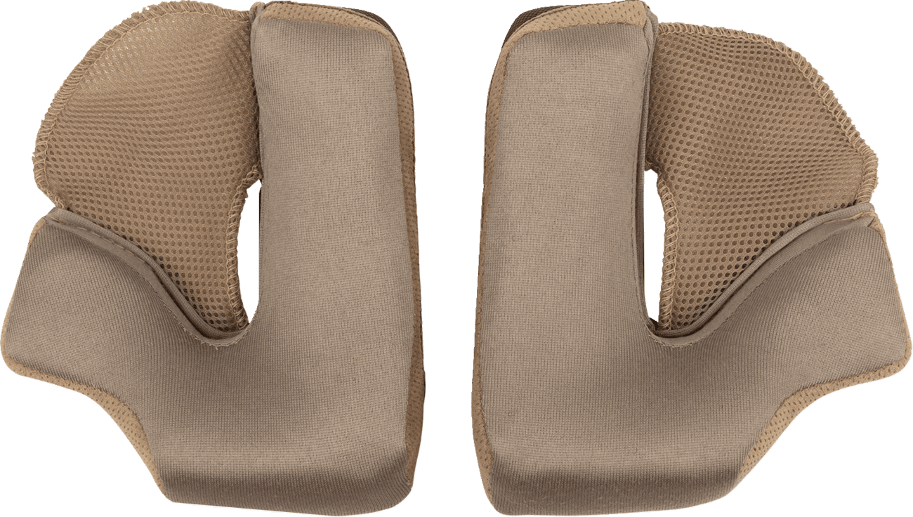 ICON 0134-3770 Elsinore™ Cheek Pads - Brown - 3XL