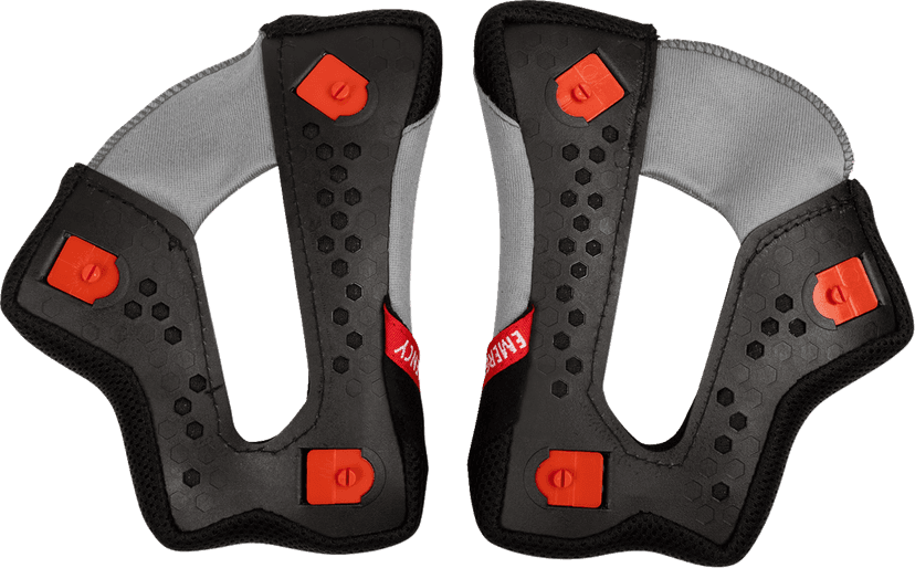 THOR 0134-3994 Reflex Sport Cheek Pads - Gray/Black - Small — image 2 of 2