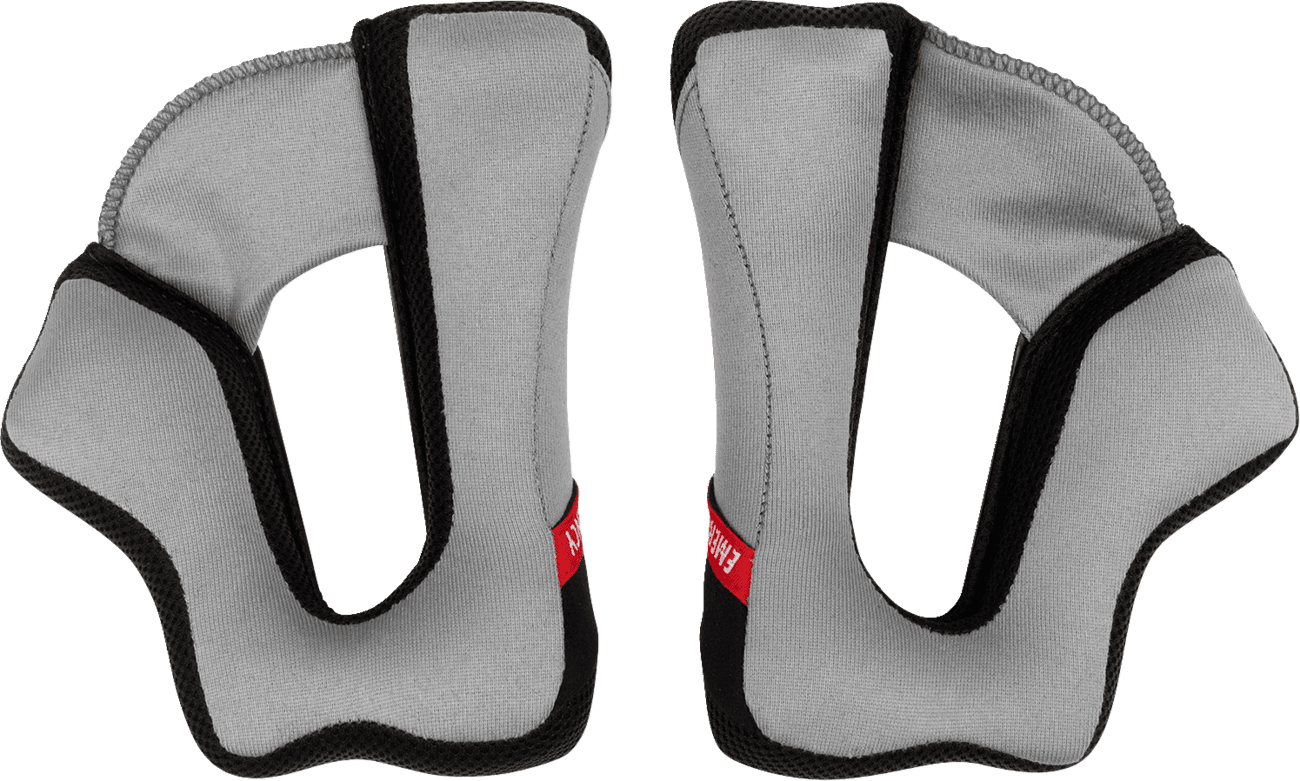 THOR 0134-3996 Reflex Sport Cheek Pads - Gray/Black - Large