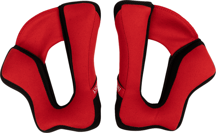 THOR 0134-4000 Reflex Sport Cheek Pads - Red/Black - Small — image 1 of 2