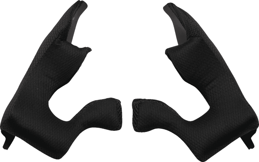 THOR 0134-4078 Fleet Cheek Pads - Black - 2XL