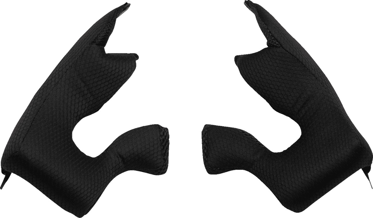 THOR 0134-4079 Youth Fleet Cheek Pads - Black - Small