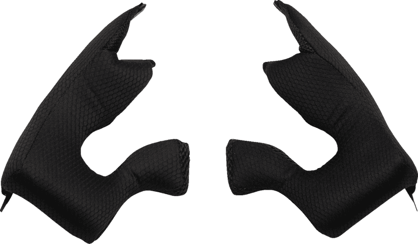 THOR 0134-4079 Youth Fleet Cheek Pads - Black - Small