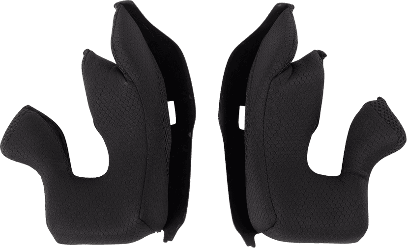 THOR 01344223 Youth Fleet Cheek Pads - Black - Medium — image 1 of 2
