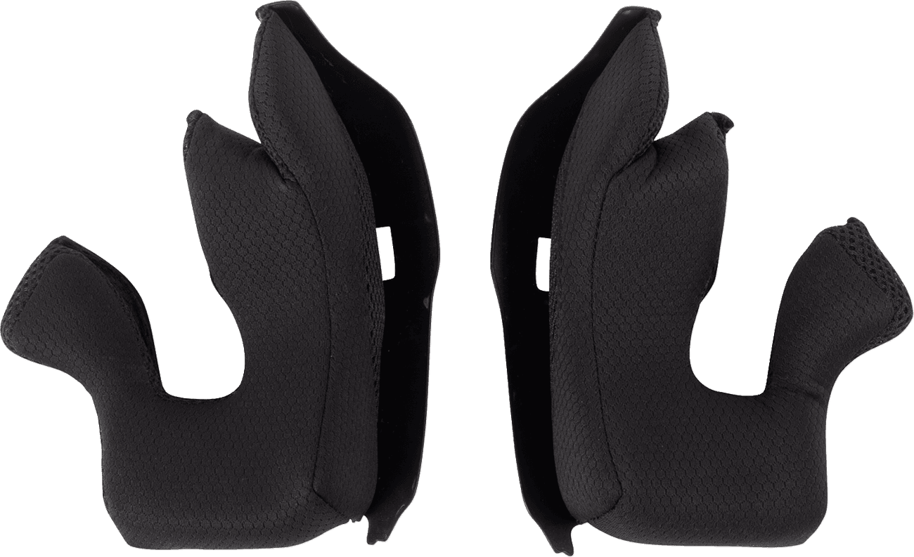 THOR 01344224 Youth Fleet Cheek Pads - Black - Large