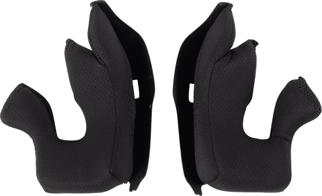 THOR 01344224 Youth Fleet Cheek Pads - Black - Large — image 1 of 2