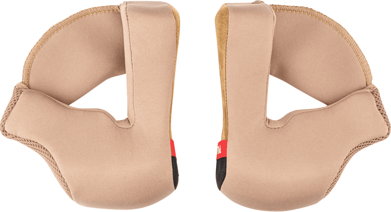 ICON 0134-4365 Threshold™ Cheek Pads - Brown - 2XL
