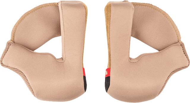 ICON 0134-4365 Threshold™ Cheek Pads - Brown - 2XL