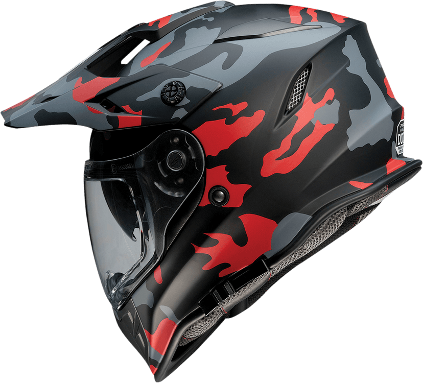 Z1R 0140-0094 Range Helmet - Camo - Red - Small — image 5 of 10