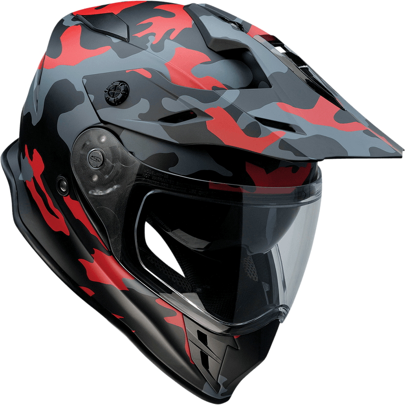 Z1R 0140-0094 Range Helmet - Camo - Red - Small — image 7 of 10