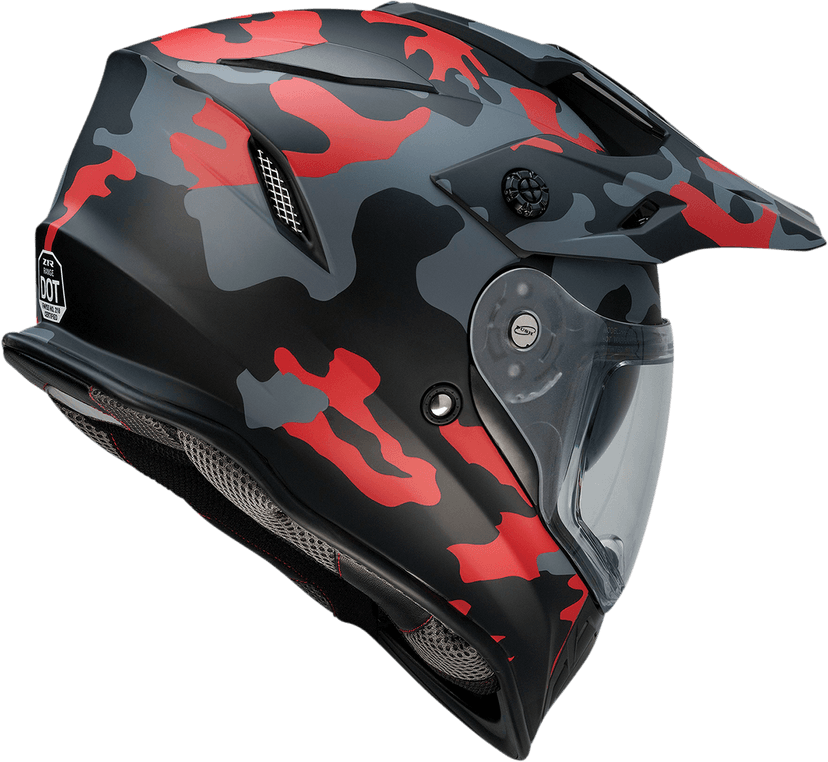 Z1R 0140-0094 Range Helmet - Camo - Red - Small — image 2 of 10