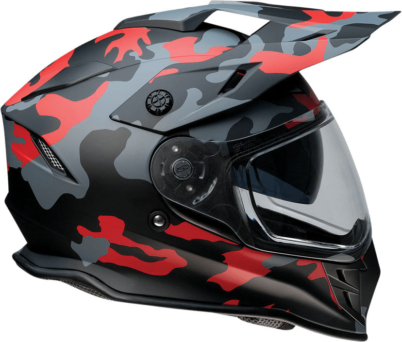 Z1R 0140-0094 Range Helmet - Camo - Red - Small — image 8 of 10