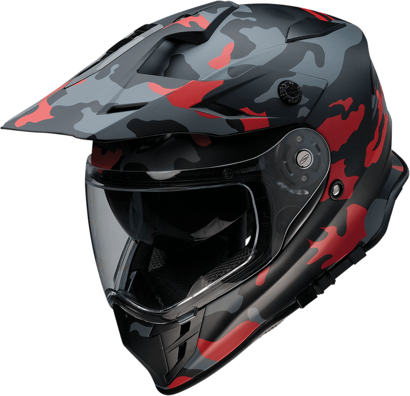 Z1R 0140-0095 Range Helmet - Camo - Red - Medium — image 3 of 10