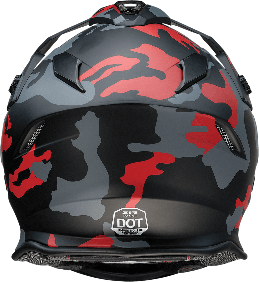Z1R 0140-0095 Range Helmet - Camo - Red - Medium — image 6 of 10