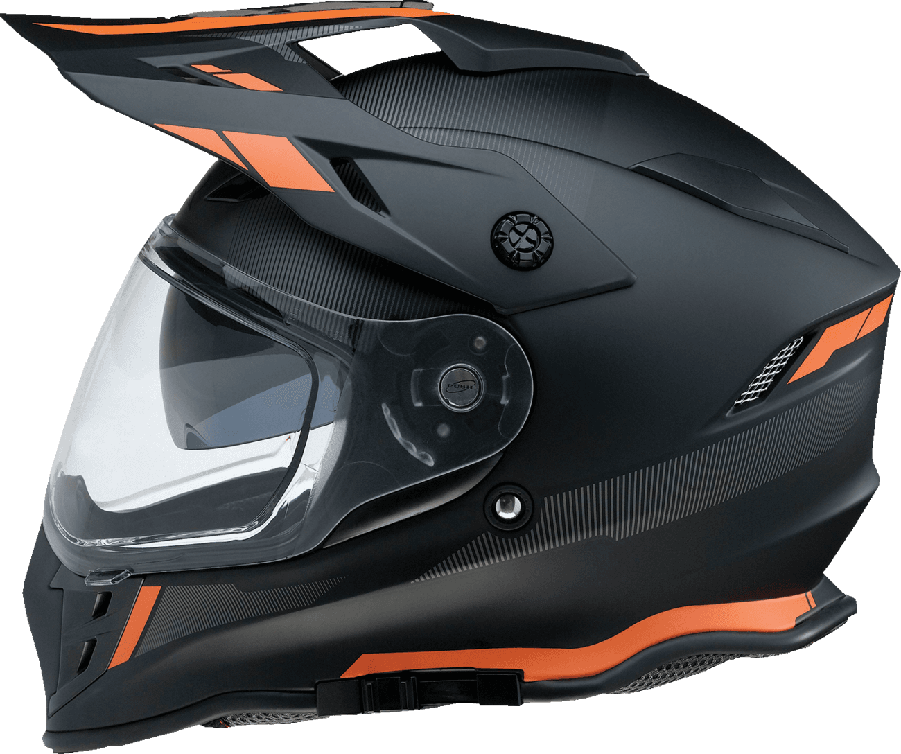 Z1R 0140-0117 Range Helmet - Uptake - Black/Orange - Large