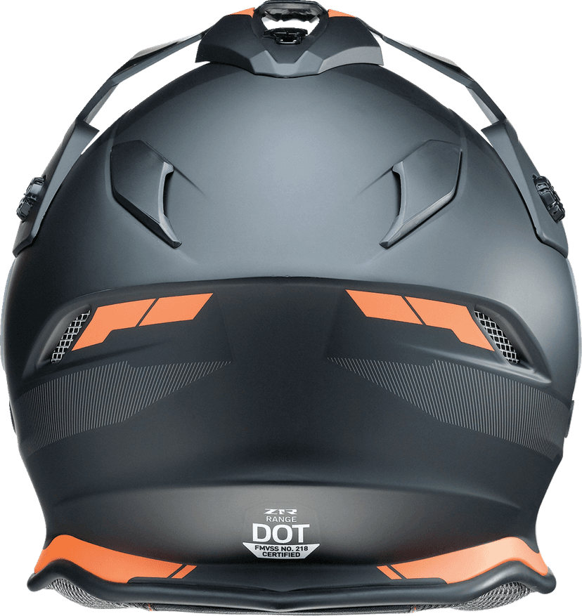 Z1R 0140-0118 Range Helmet - Uptake - Black/Orange - XL — image 2 of 5