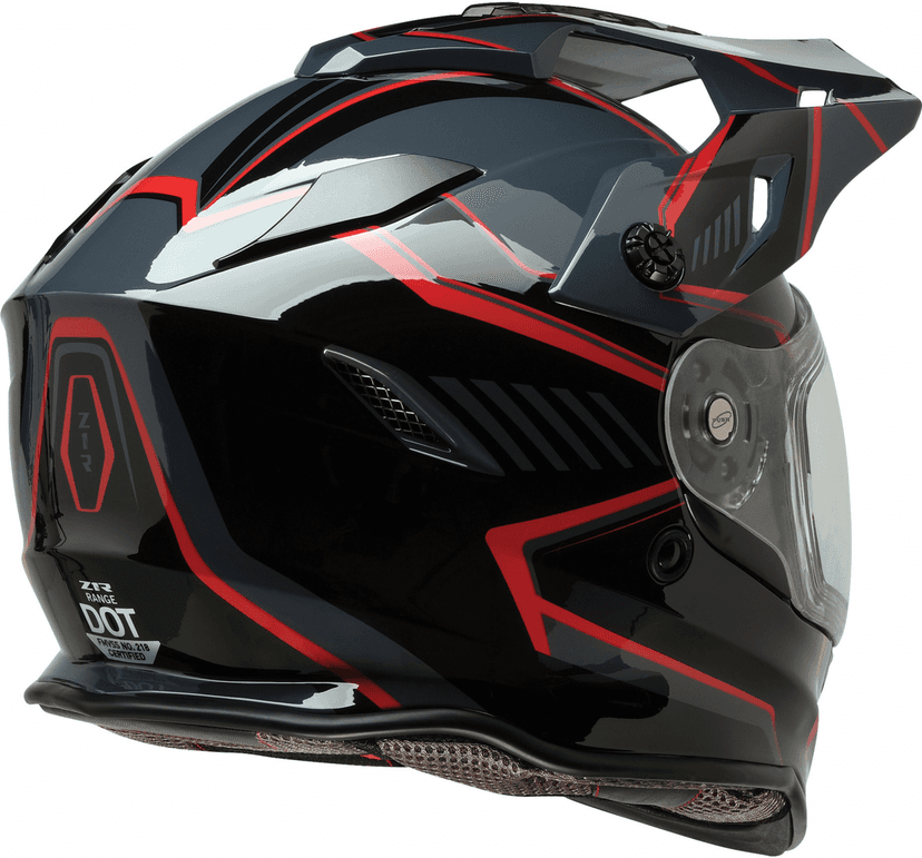 Z1R 0140-0352 Range 2.0 Helmet - Voyager - Black/Red - Medium — image 3 of 3