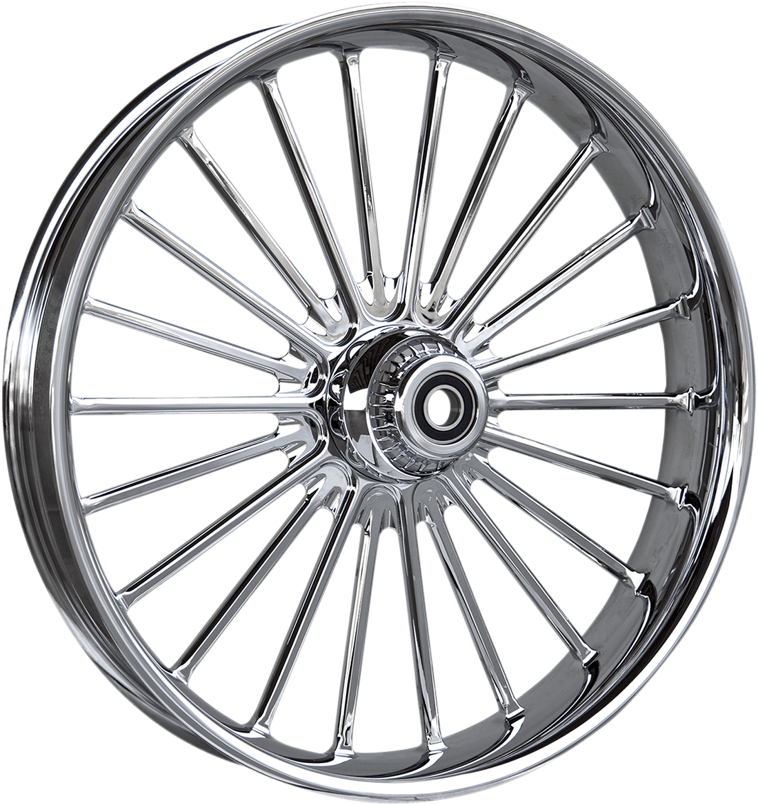 RC COMPONENTS 0201-2265 Wheel - Illusion - Front - Dual Disc/with ABS - Chrome - 21x3.5